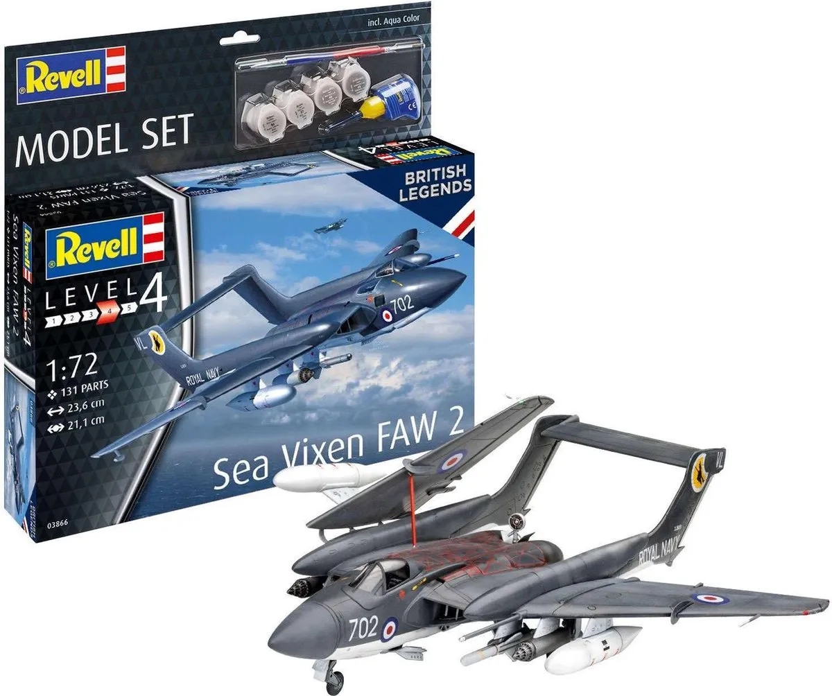 Revell 63866 Sea Vixen FAW 2 Modelbouwpakket 1:72 - Multi