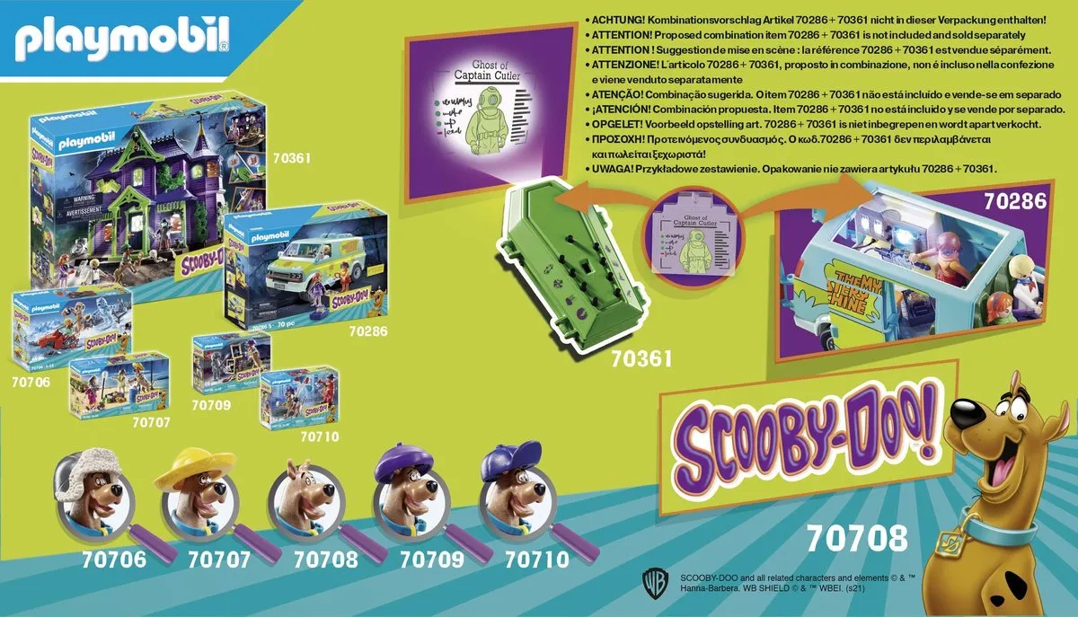 Playmobil Scooby-Doo! Ghost Diver 70708