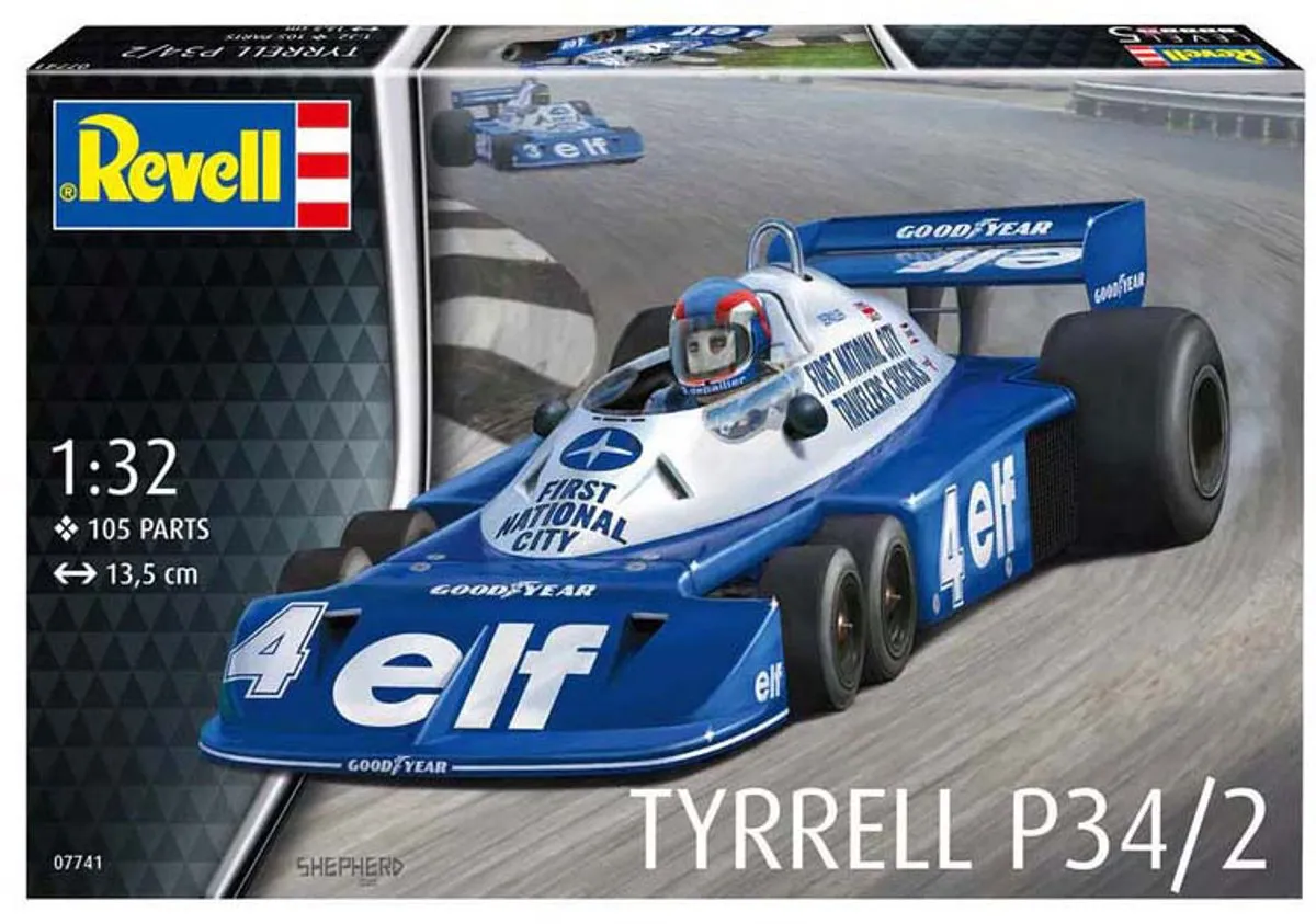 Revell 07741 Tyrrell P34/2 Formule 1 Modelbouwpakket 1:32 - Multi