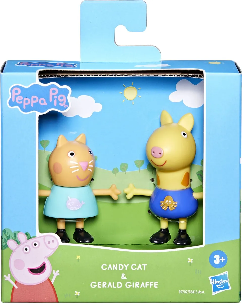 Hasbro Peppa Pig Candy Cat & Gerald Giraffe - Meerkleurig