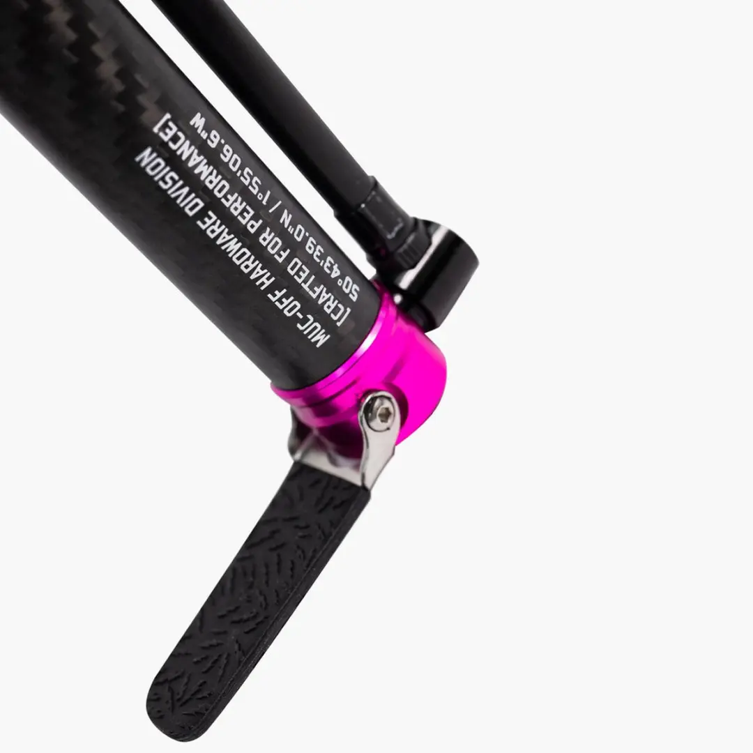 Muc-Off AirMach Carbon Fietspomp - 132g - Presta/Schrader - Zwart
