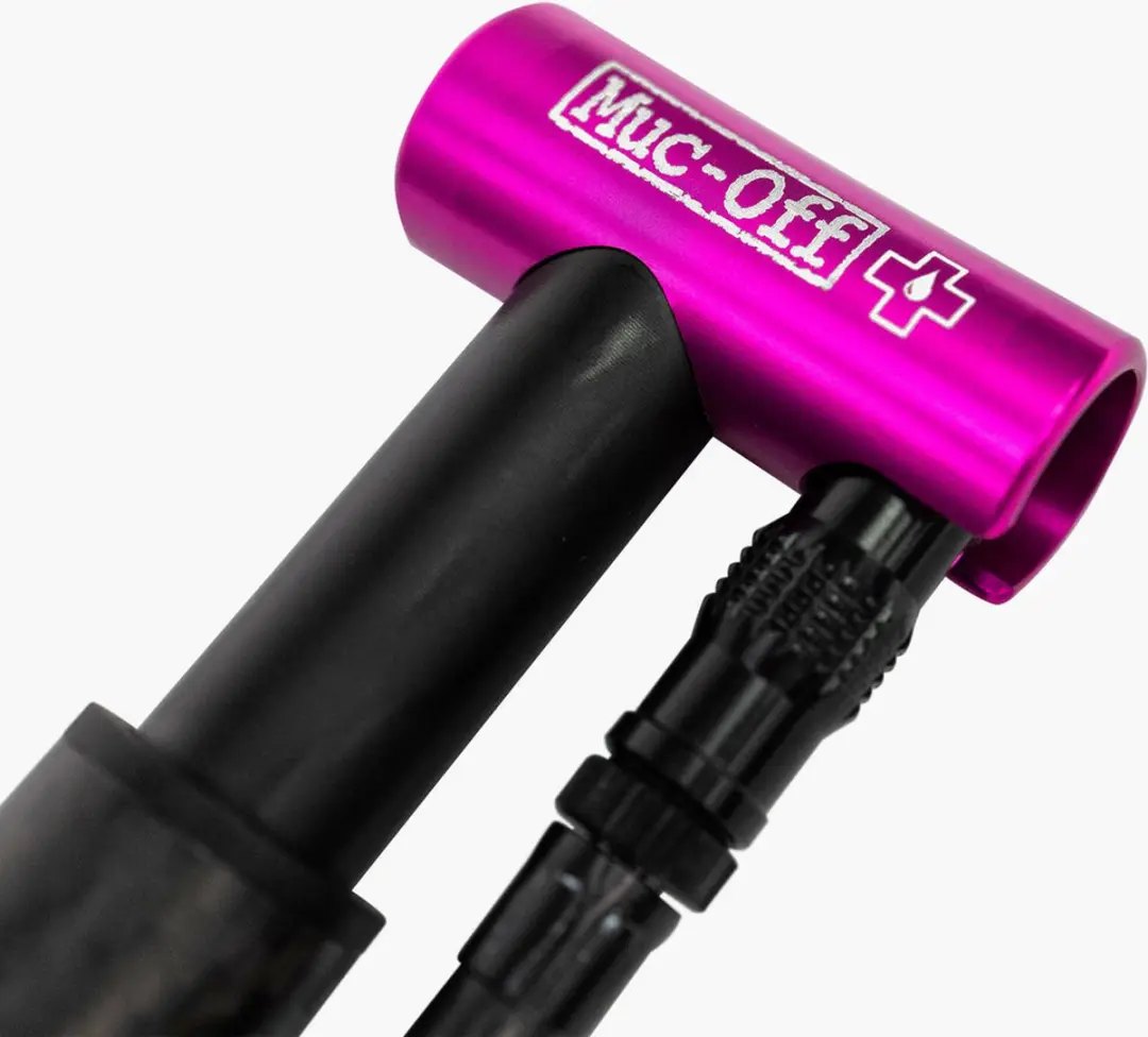 Muc-Off AirMach Carbon Fietspomp - 132g - Presta/Schrader - Zwart