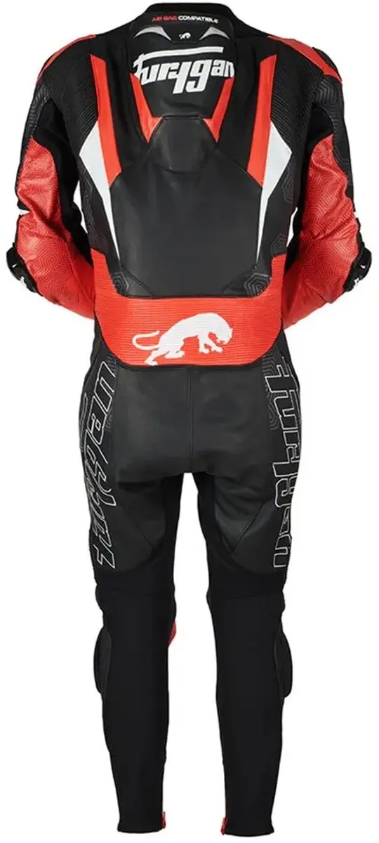 Furygan Overtake 1-Delig Racepak - Maat 54 - Zwart/Rood/Wit