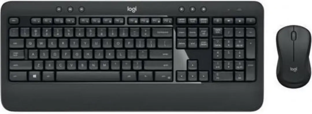 Logitech MK540 Wireless Toetsenbord & Muis Set - 3 Knoppen - Zwart/Wit - afbeelding 2 van 6