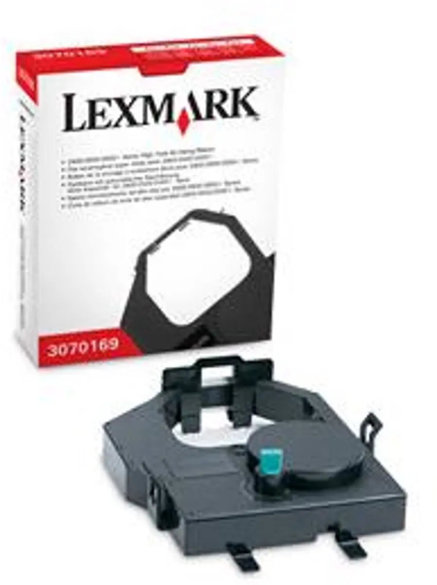 Lexmark 3070169 Dot Matrix Tape - Zwart