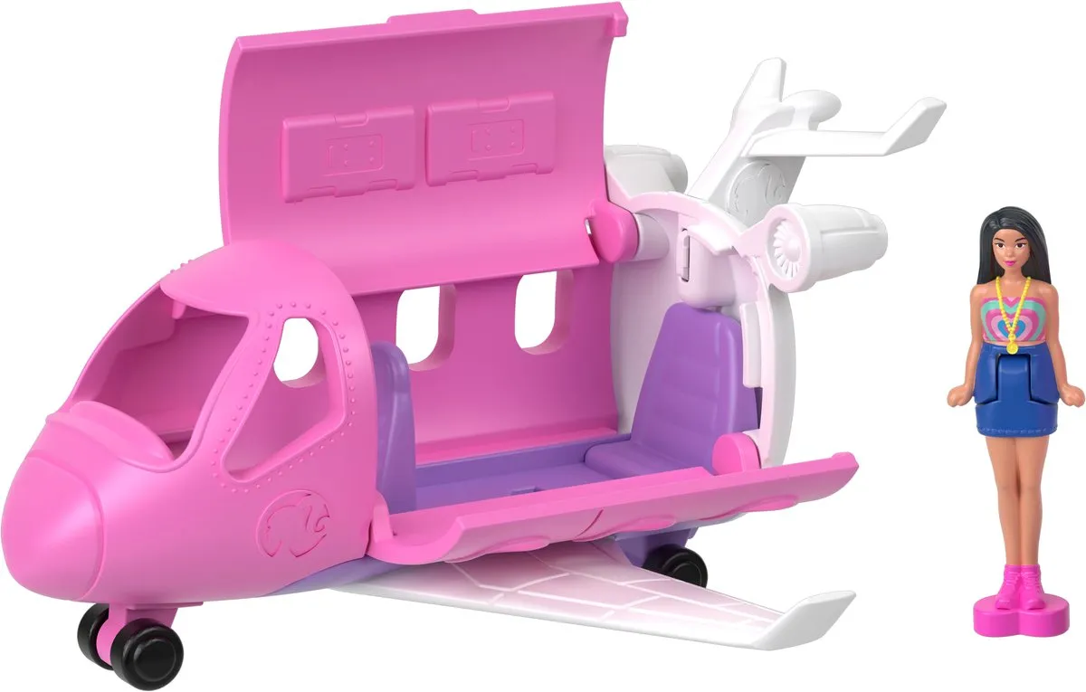 Barbie Mini BarbieLand Vliegtuig HYF40 - Barbiepop