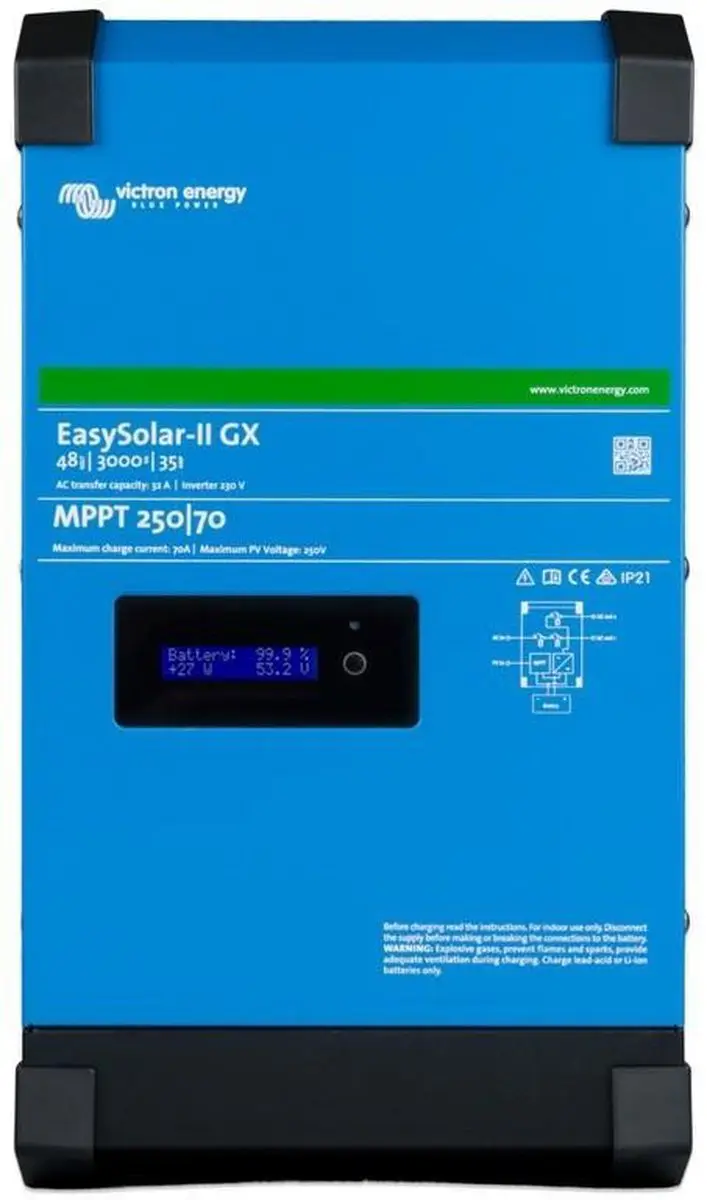 Victron EasySolar-II 48/3000/35-32 MPPT 250/70 GX - Acculader/omvormer