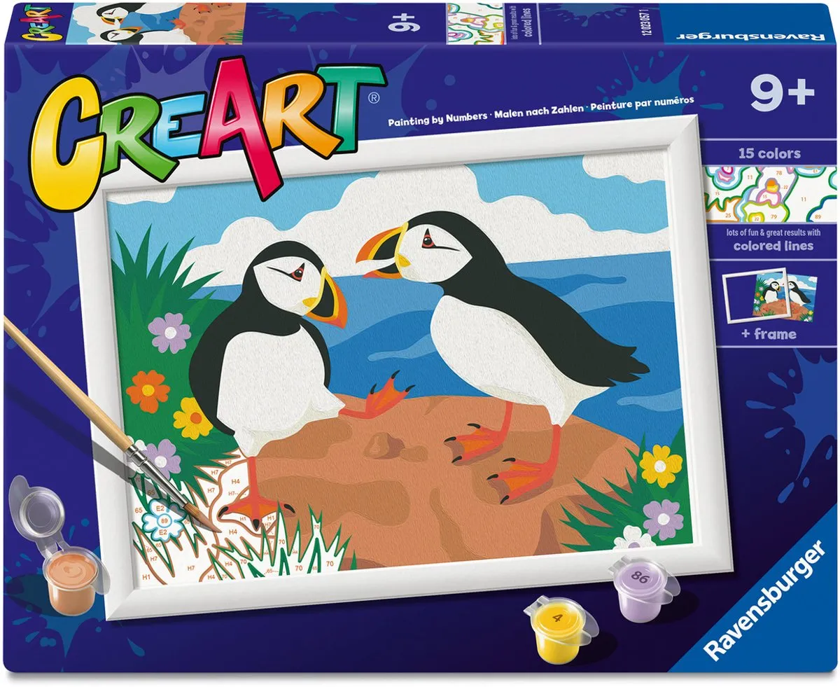 Ravensburger CreArt Junior Papegaaien Duiker - Meerkleurig - afbeelding 6 van 6