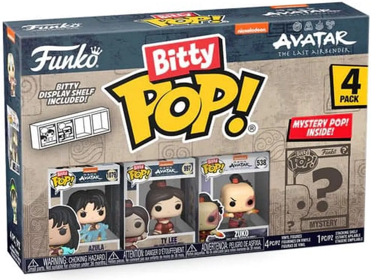 Funko Bitty Pop! Avatar Azula Ty Lee Zuko - 2cm - Multicolor - afbeelding 2 van 4