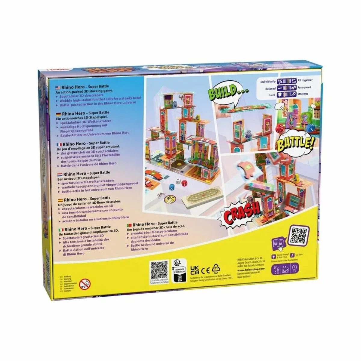 Haba Rhino Hero Super Battle - 2-4 Spelers