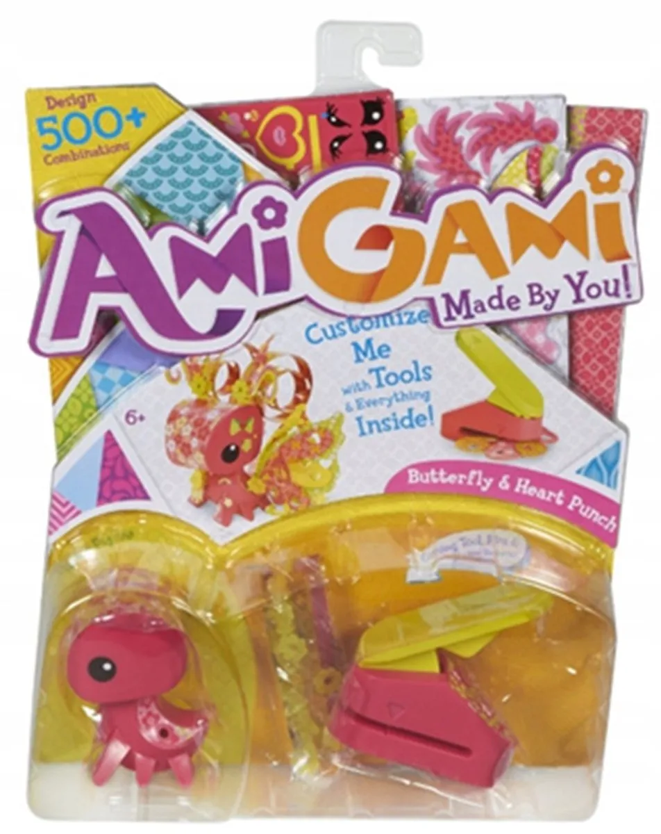 Mattel Amigami Punch Vlinder en Hart Creatieve Set