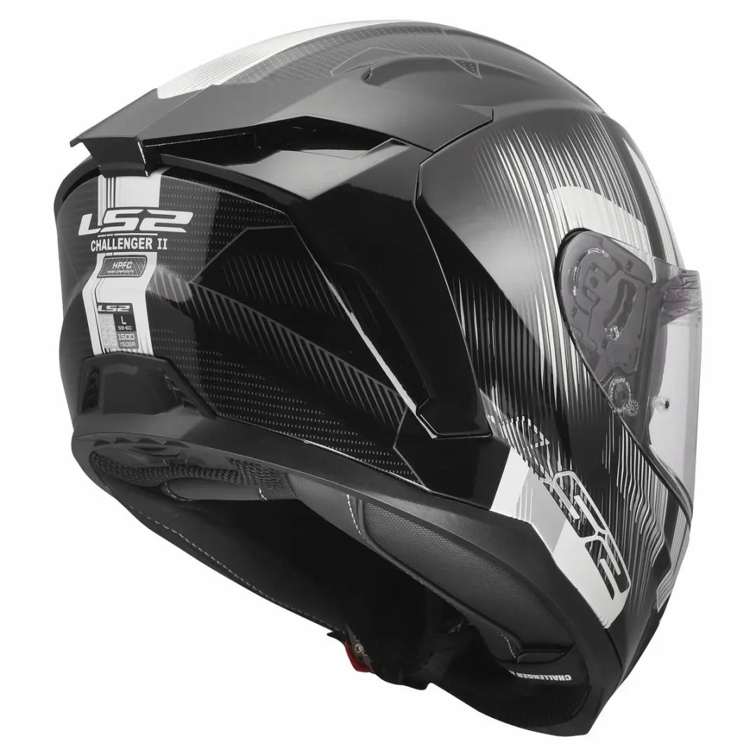 LS2 FF817 Challenger II Helm - XXS - Nitro Glans
