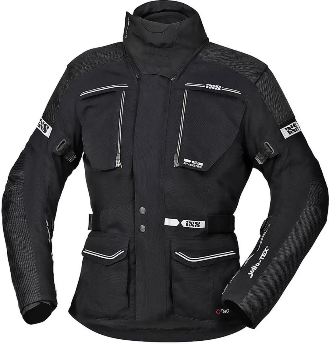 IXS Tour Traveller-ST Zwart Textiele Motorjas