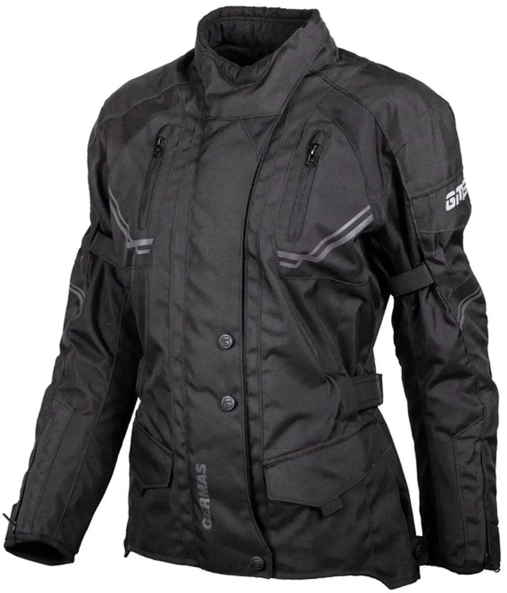 Gms Taylor Dames Motorjas - Zwart 10XL - afbeelding 5 van 6