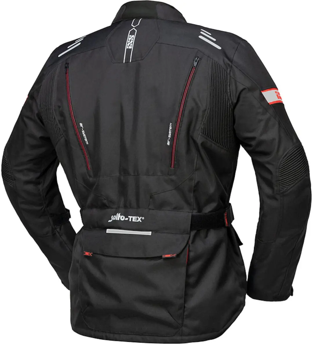 iXS Lorin-ST Textiele Motorjas - M - Zwart/Rood - afbeelding 4 van 4
