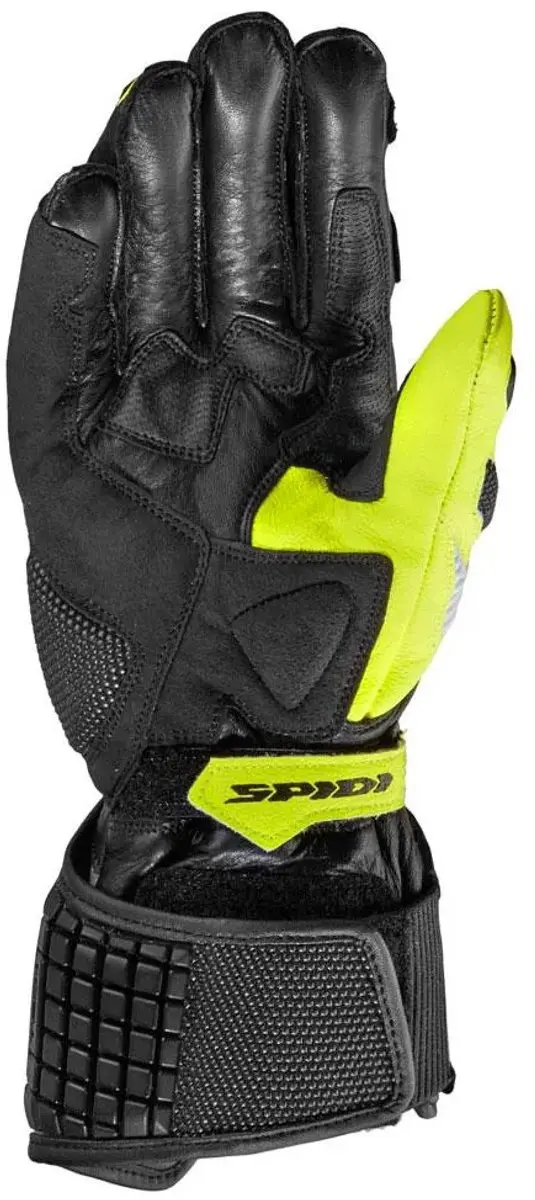 Spidi Carbo 5 Handschoenen - Maat M - Zwart/Fluo Geel
