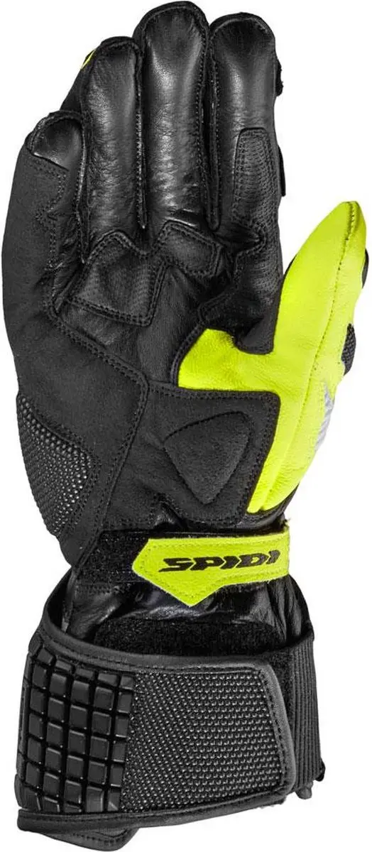 Spidi Carbo 5 Handschoenen - Maat M - Zwart/Fluo Geel