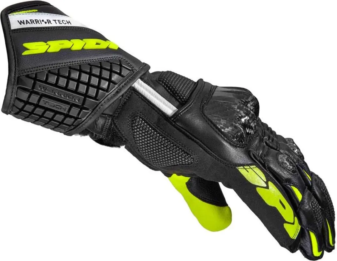 Spidi Carbo 5 Handschoenen - Maat M - Zwart/Fluo Geel