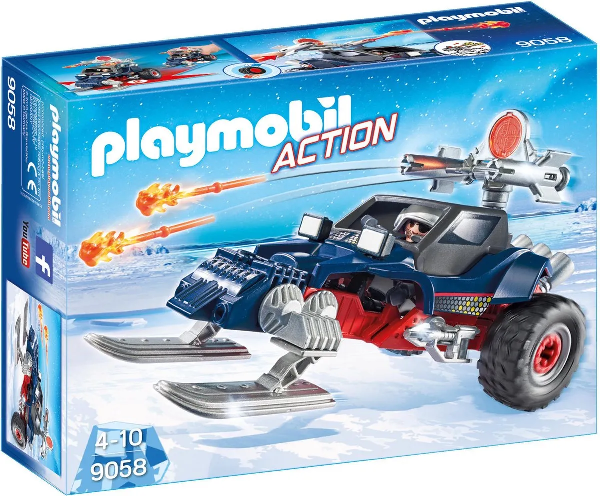 Playmobil Sneeuwscooter met Ijspiraat 9058