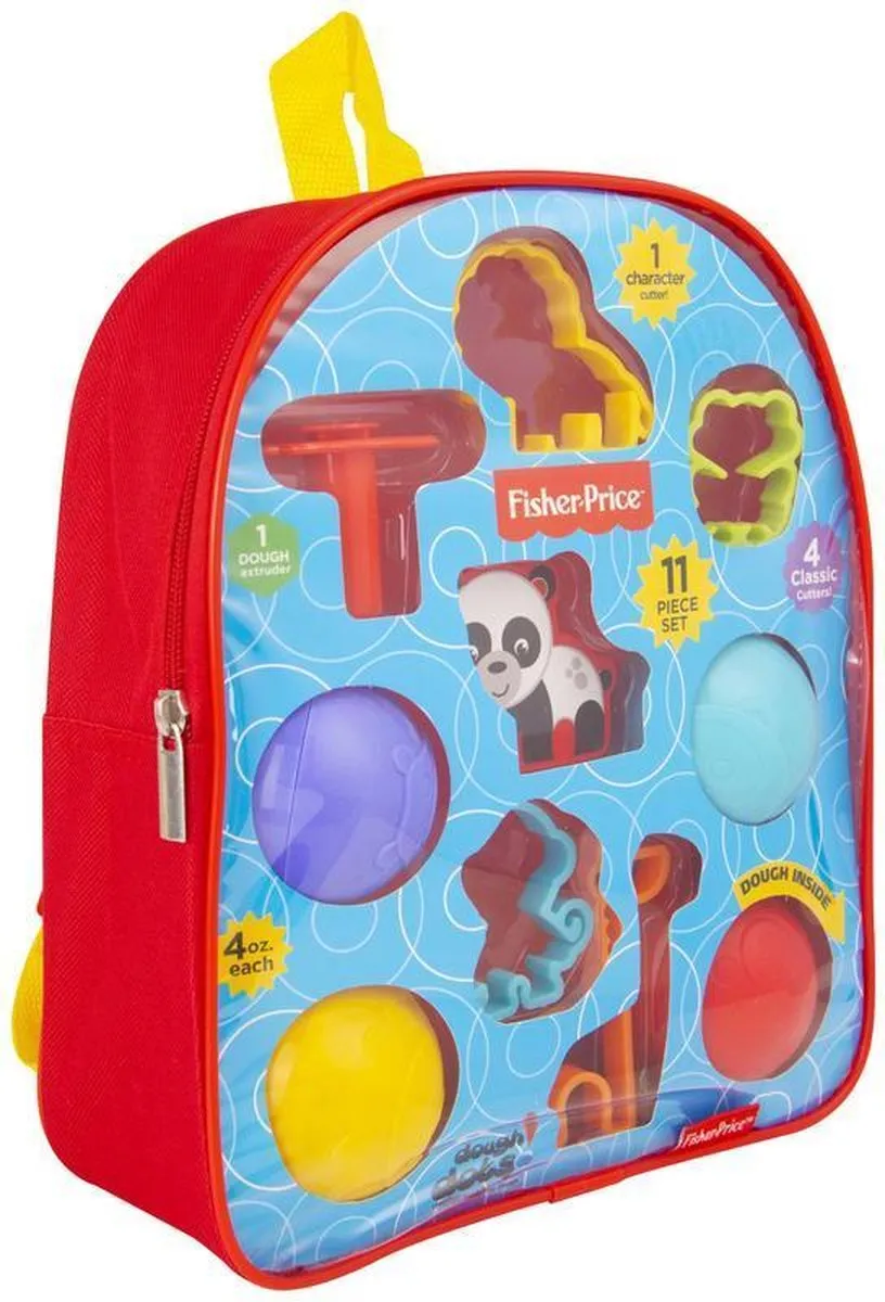 Fisher Price Rugtas met Klei - Rood