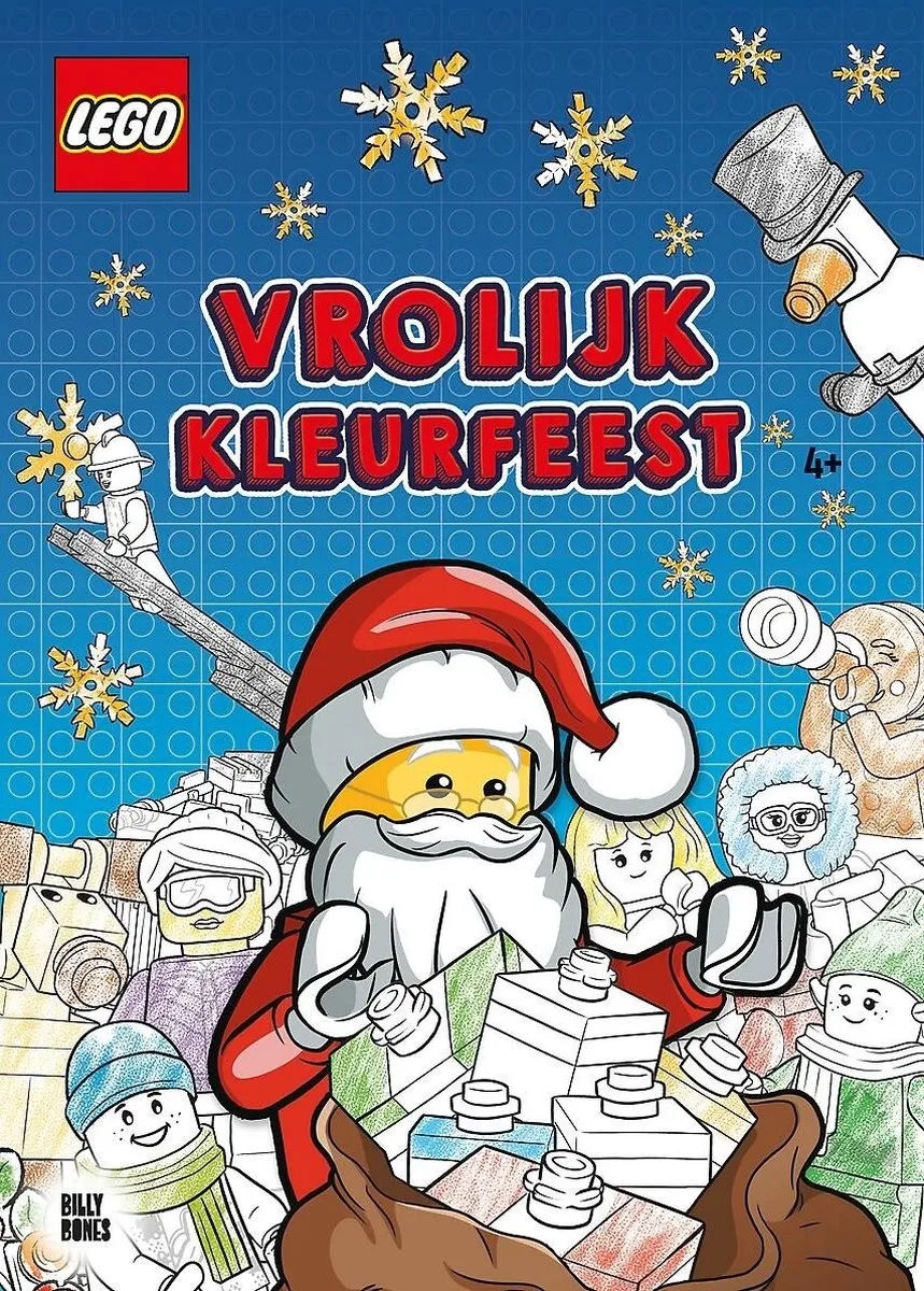 LEGO Kerstbundel - Bouwboeken + Stickers + Kleurboek - 20+ Stuks