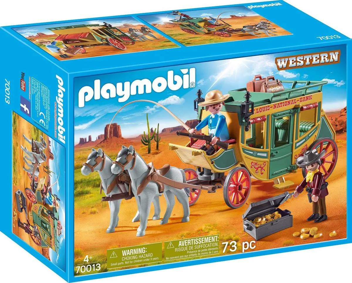 Playmobil Western Koets 70013 - Multicolor