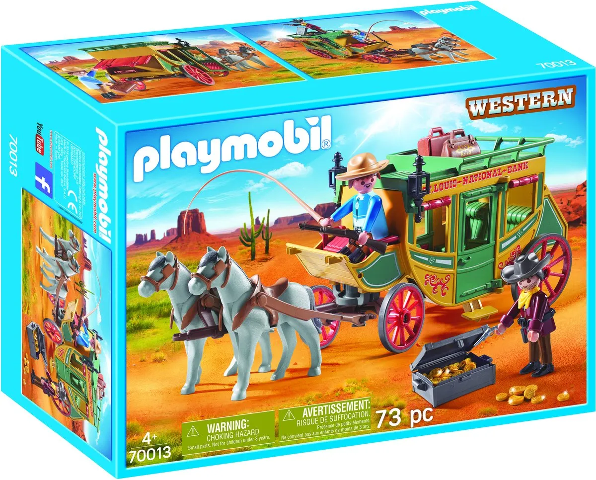 Playmobil Western Koets 70013 - Multicolor