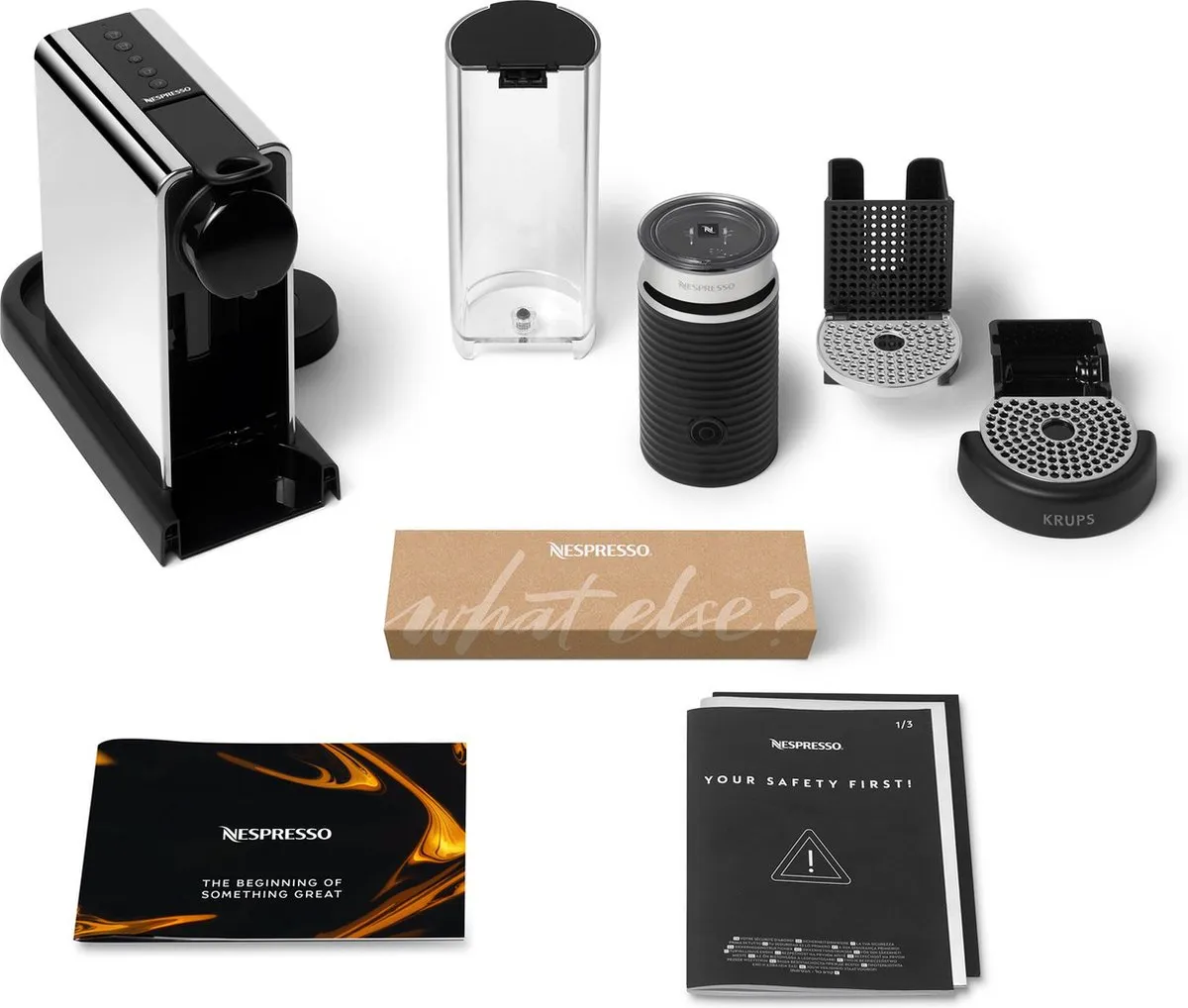 Krups Nespresso Citiz Platinum & Milk XN630D10 Koffiecupmachine - Zilver