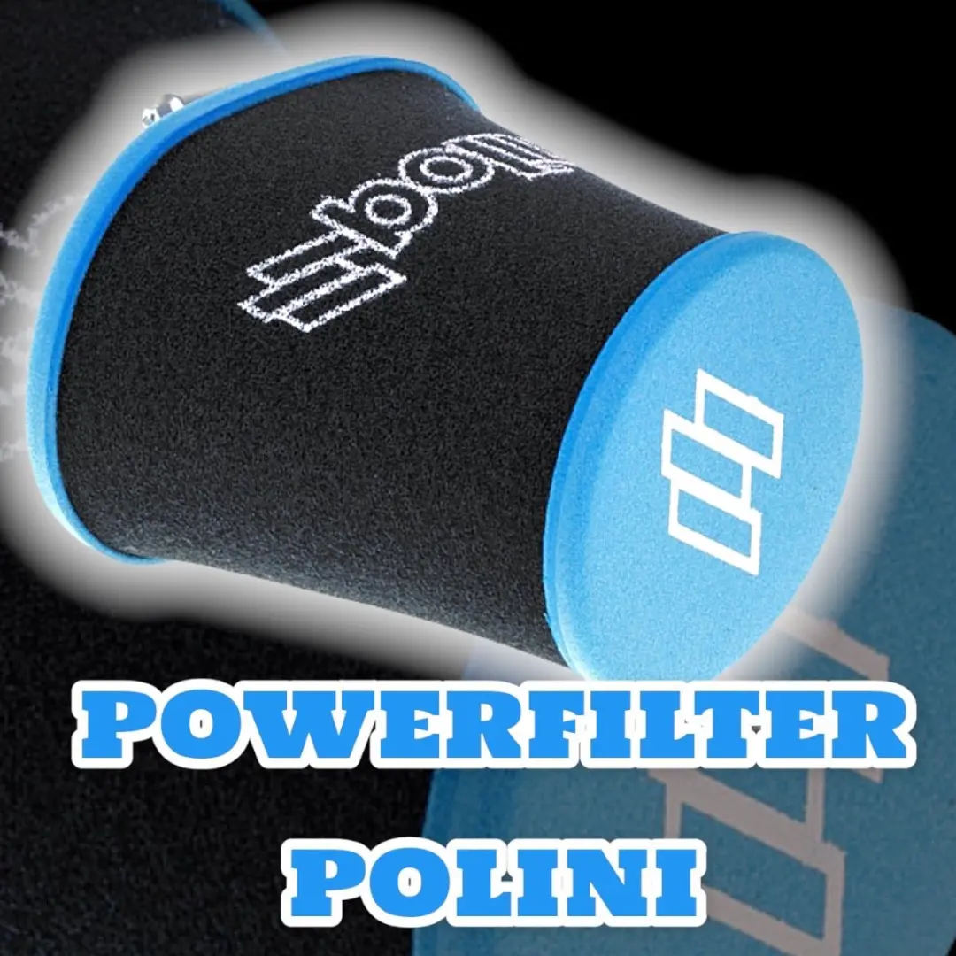 Polini Powerfilter Big Evo - Ø28-49cm - Zwart/Blauw