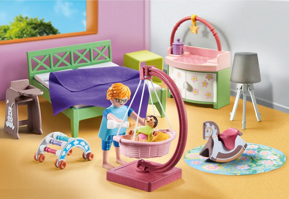 Playmobil My Life Slaapkamer met Baby Speelhoek 71609 - Multicolor