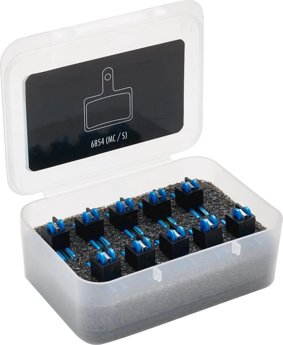 Elvedes 6854-box Organische Schijfremblokken - 10 Paar - Blauw - afbeelding 5 van 5