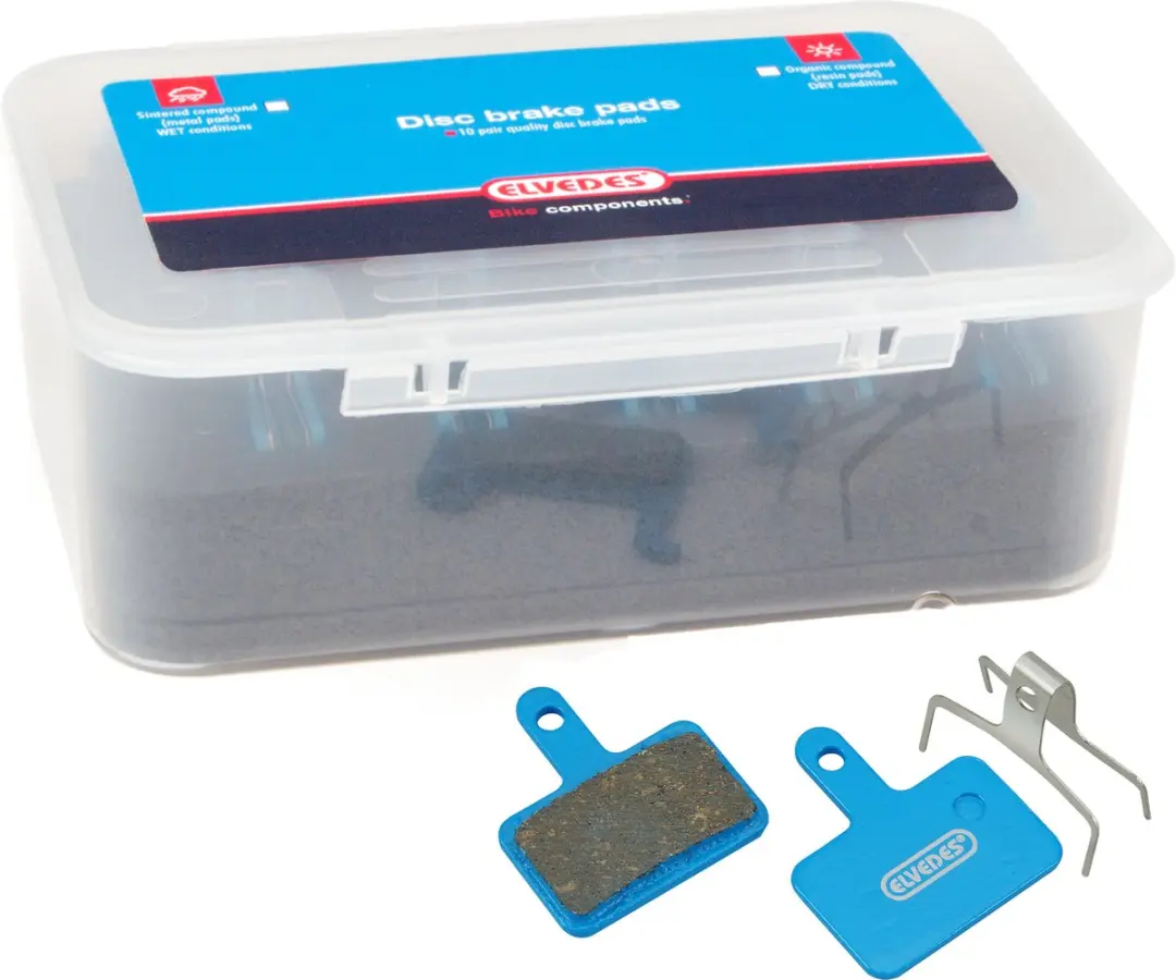 Elvedes 6854-box Organische Schijfremblokken - 10 Paar - Blauw - afbeelding 3 van 5