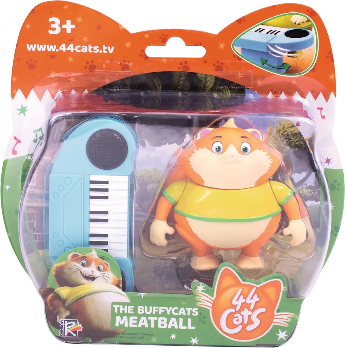 Smoby Ball + Piano Figuur 44 CATS 180113 - Multicolor