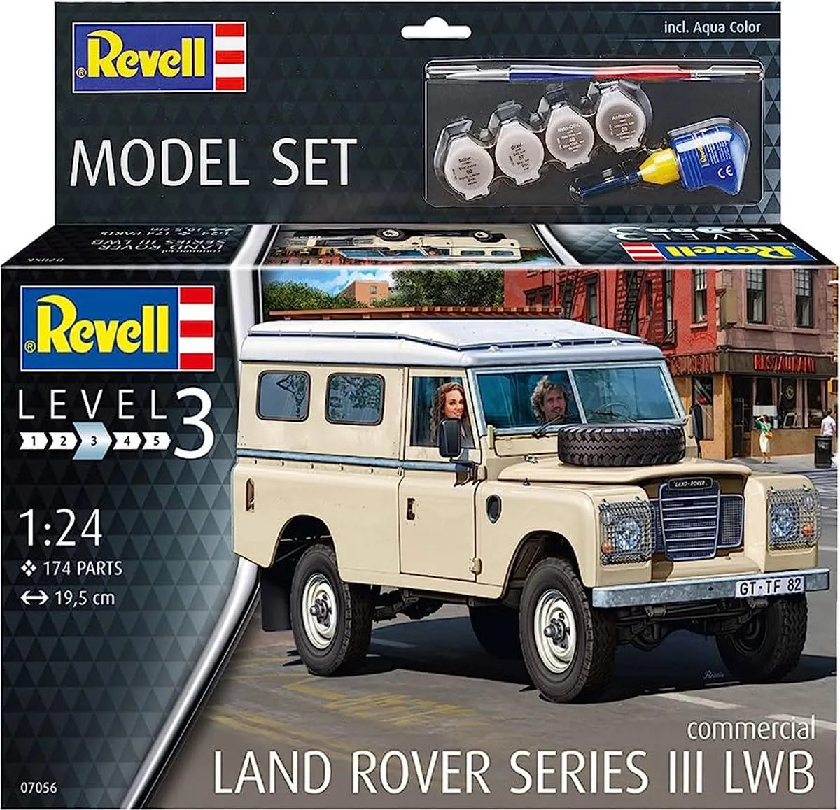 Revell 67056 Land Rover Series III LWB Modelbouwpakket - 1:24 - Multi