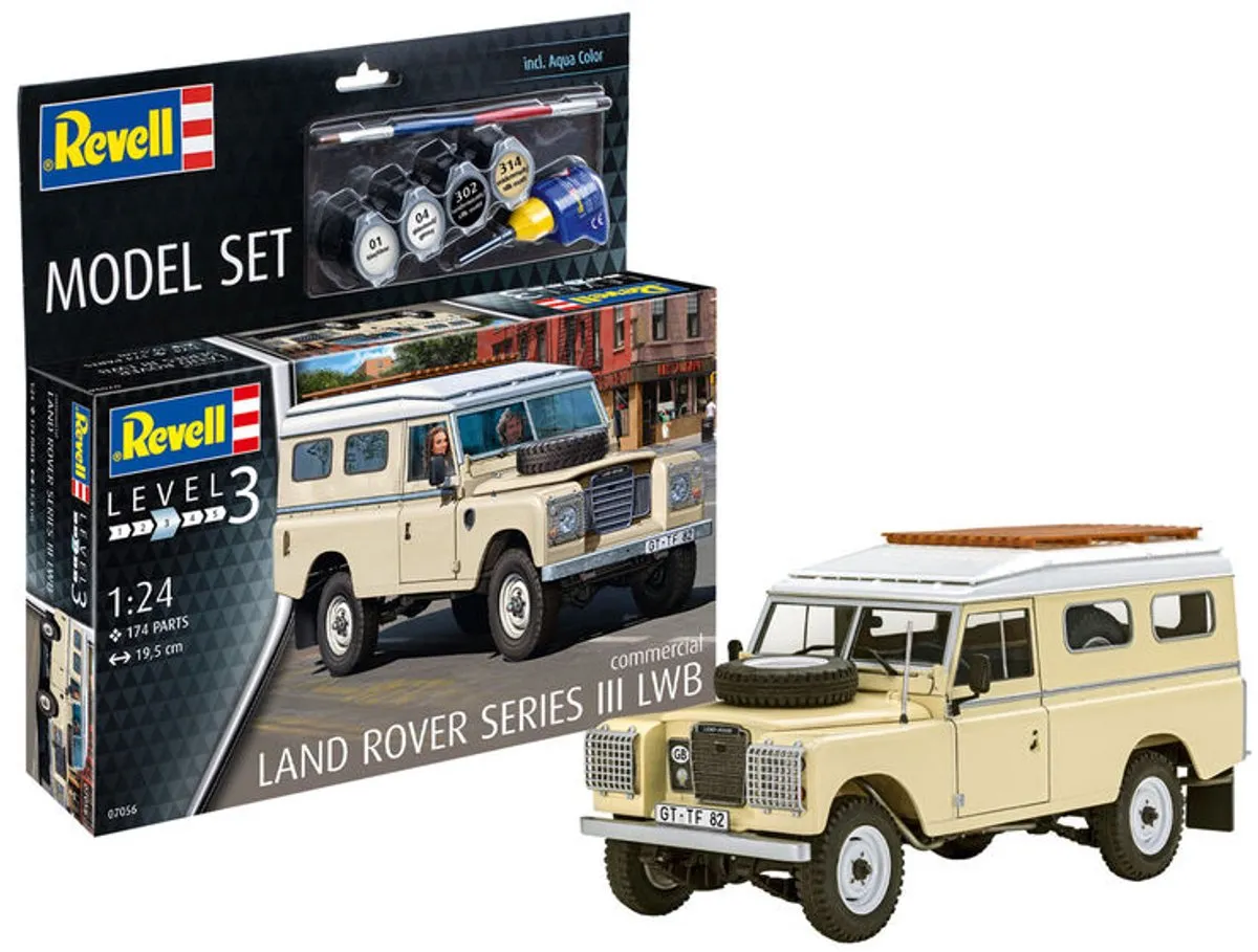 Revell 67056 Land Rover Series III LWB Modelbouwpakket - 1:24 - Multi