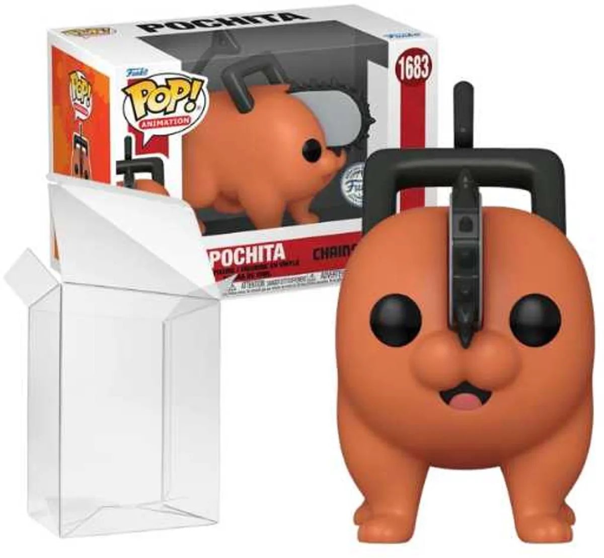 Funko Pop! Chainsaw Man Pochita #1683 Special Edition - Oranje - afbeelding 2 van 2