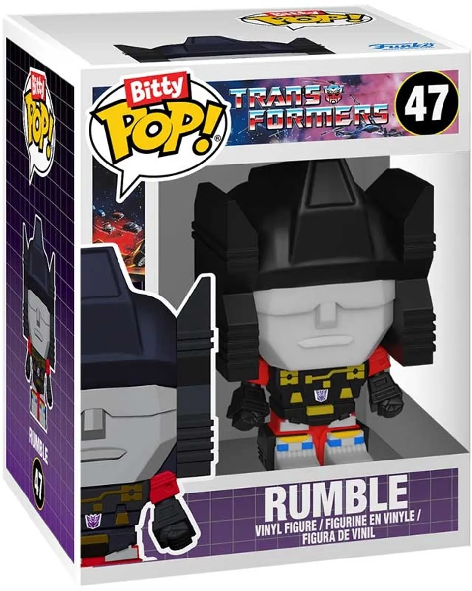 Funko Bitty Bop Bitty Bot Transformers Soundwave With Rumble - Meerkleurig - afbeelding 3 van 4