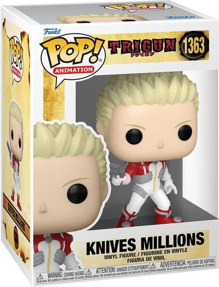 Funko Trigun POP! Knives Verzamelfiguur - 9cm - Multicolor