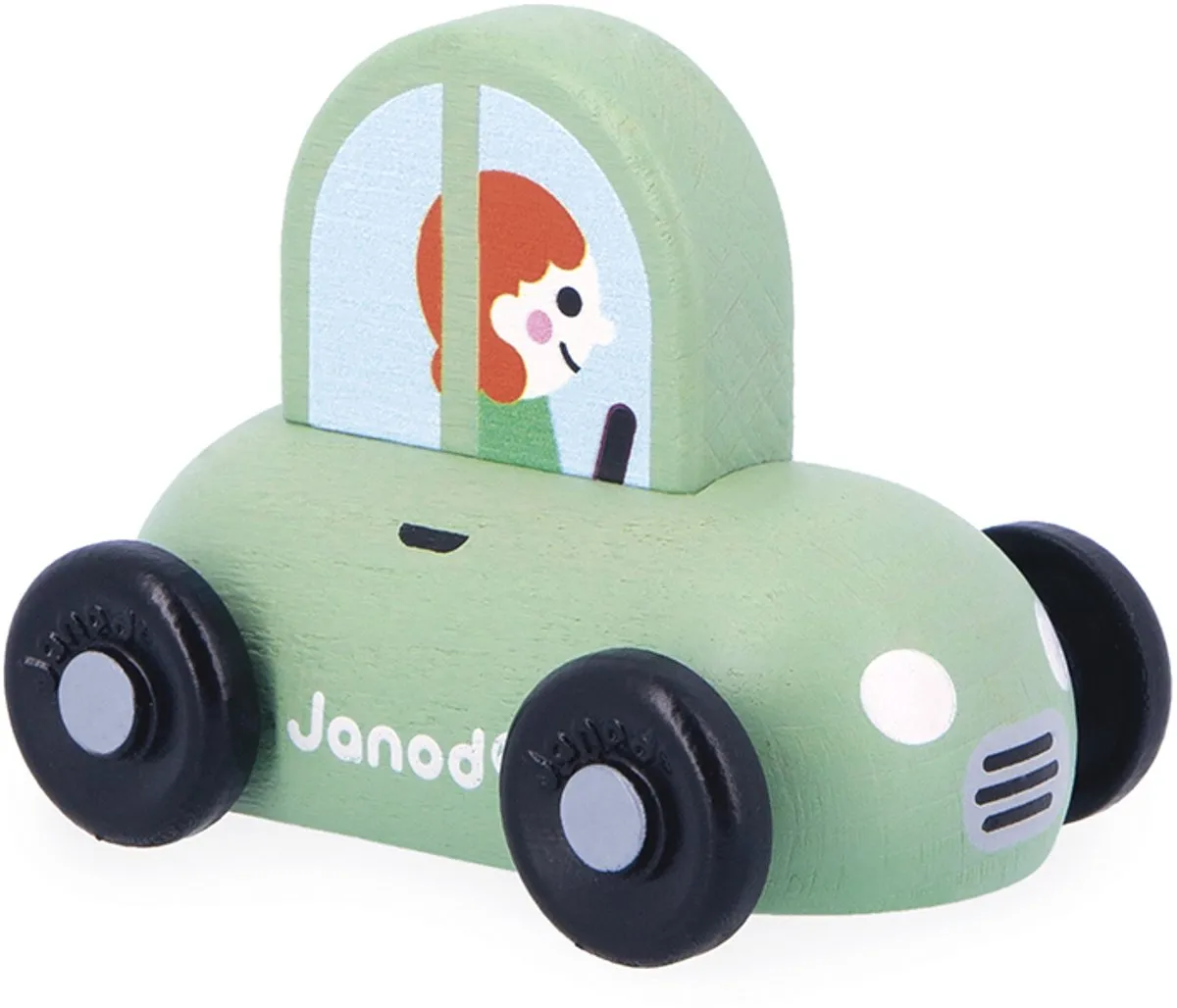 Janod Cross Roads Houten Groene Auto 11.5913