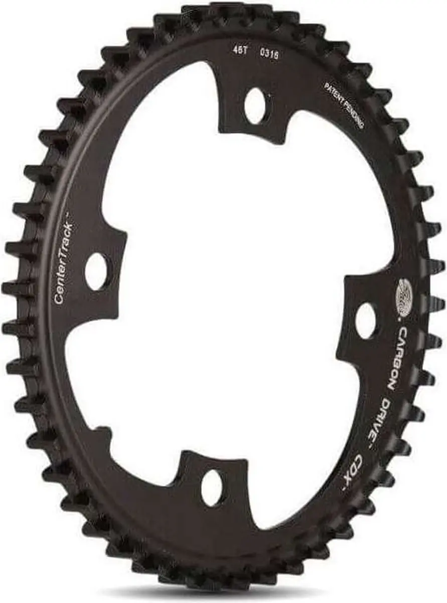 Gates CDX Fin Line Tandwiel 46T 4-Gaats BCD 104 - Zwart - afbeelding 3 van 3