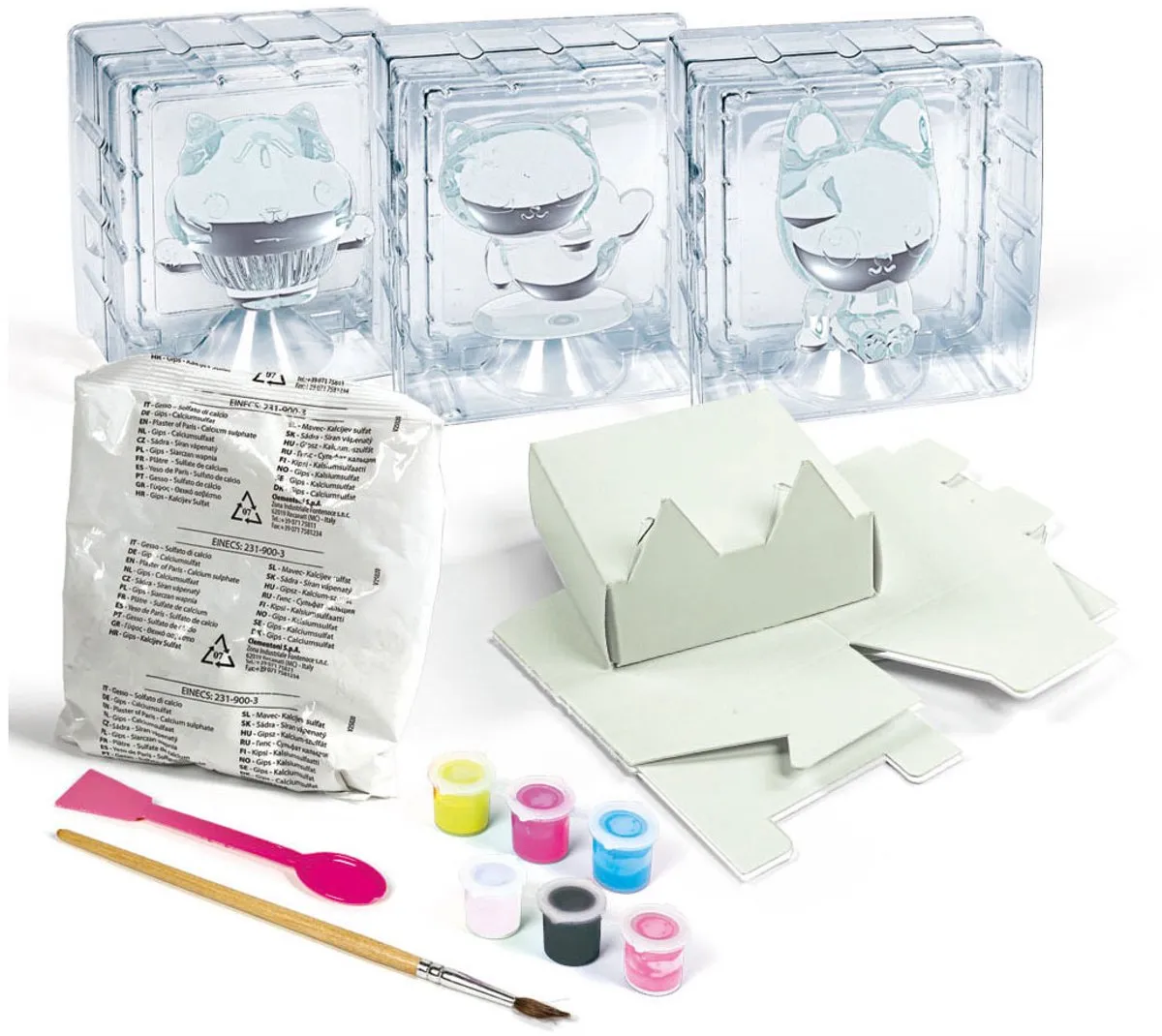 Clementoni Gabby's Dollhouse Chalk Creations - Gipsen Beeldjes Maken & Schilderen Multicolor - afbeelding 6 van 6