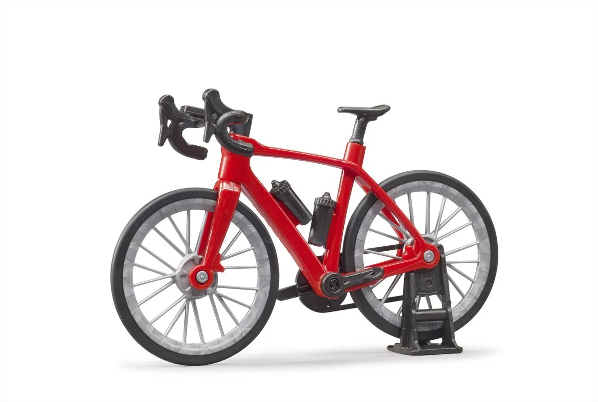 Bruder bworld Wielrenner BF63110 - Speelfiguur 3+ jaar - Rood/Blauw