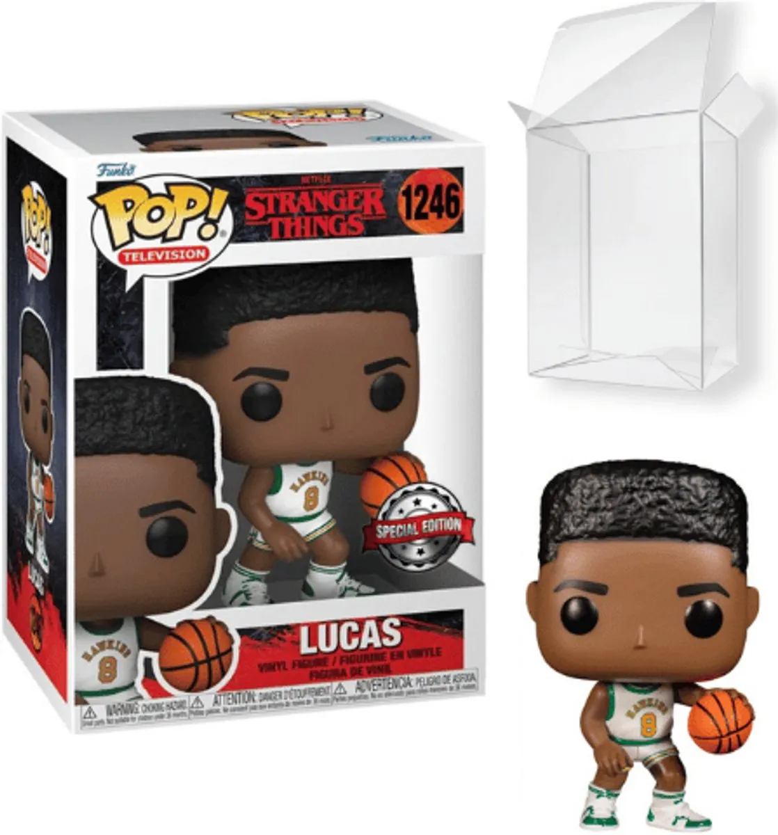 Funko Pop! Stranger Things Lucas Special Edition #1246 - afbeelding 3 van 3