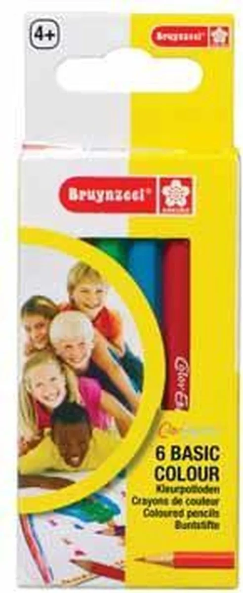 BRUYNZEEL Basic Colour Halve Kleurpotloden