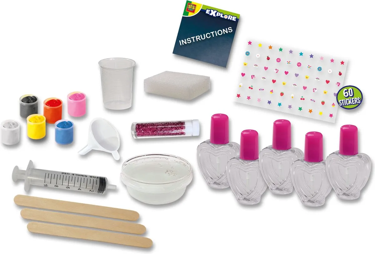 SES Creative Explore Nagelstudio Lab Nagellakset Multicolor