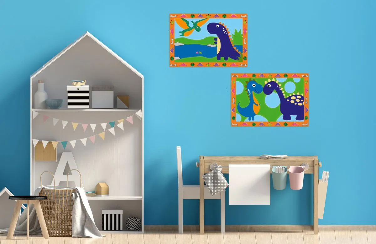 Ravensburger CreArt Land of the Dinosaurs Schilderen op nummer - 15 Kleuren