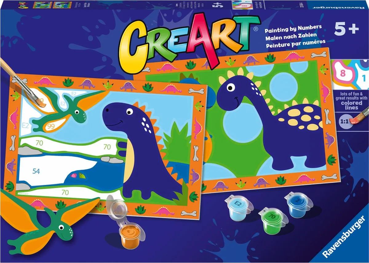 Ravensburger CreArt Land of the Dinosaurs Schilderen op nummer