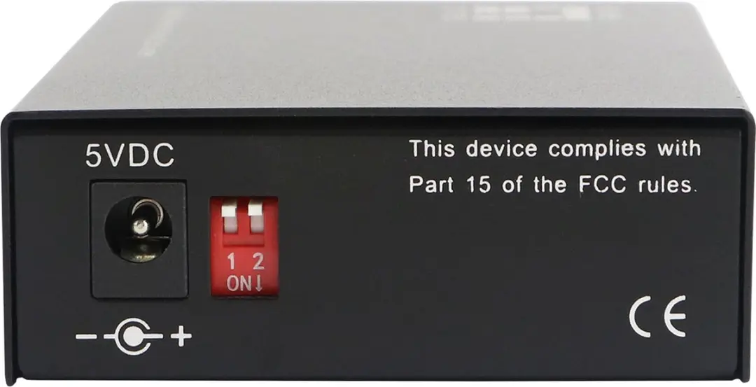 LevelOne GVT-2003 Netwerk Media Converter 1000 Mbit/s - Zwart