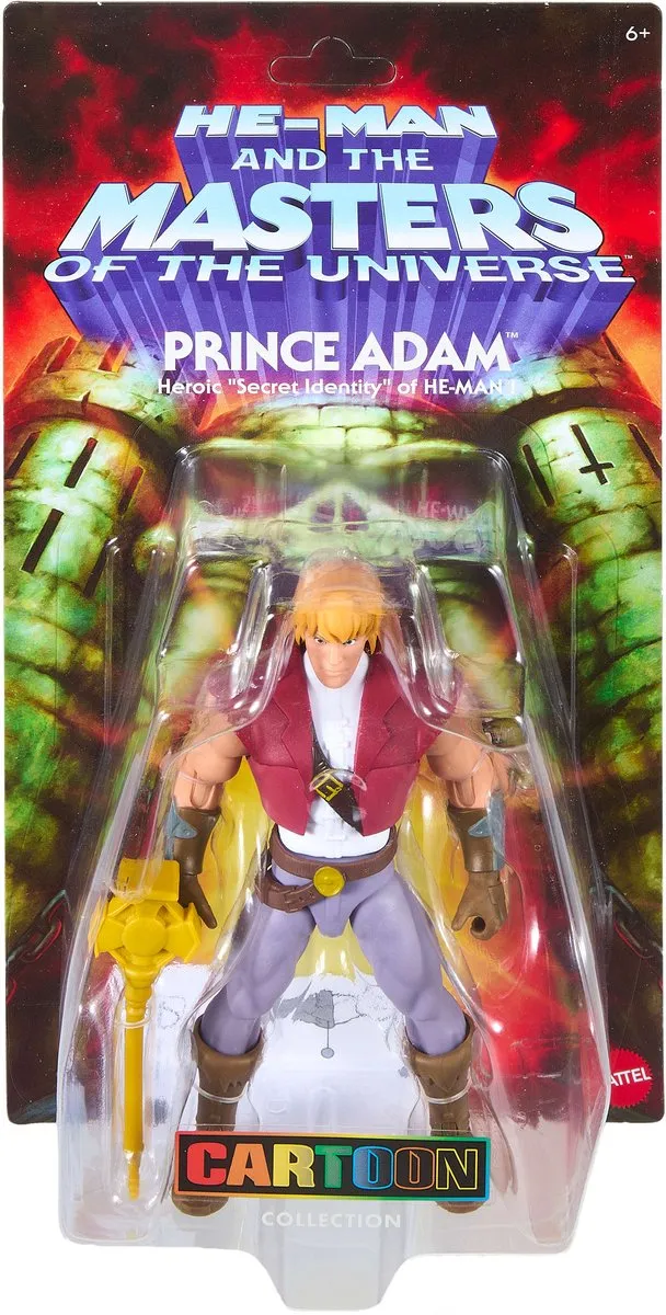 Mattel Masters of the Universe Origins Prince Adam Action Figuur MATTJHJ99 - Multi - afbeelding 6 van 6