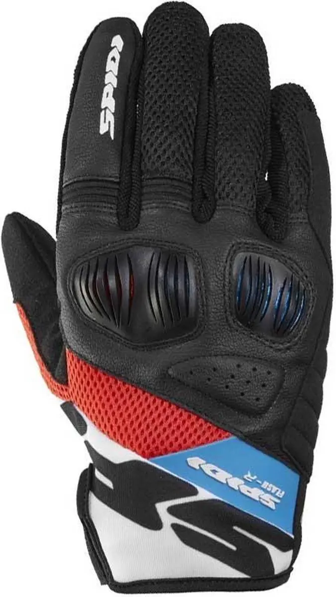 Spidi Flash-R Evo Handschoen - 3XL - Rood/Lichtblauw